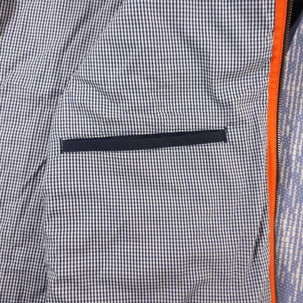 Orvis Quilted Vest Mens XL Blue Puffer Argyle Full Zip Outdoor Heritage - Picture 7 of 11